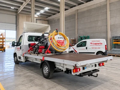 Sanitario portátil de obra en alquiler - Laporta