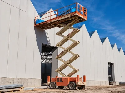 Plataforma elevadora de tijera diésel en alquiler - Laporta